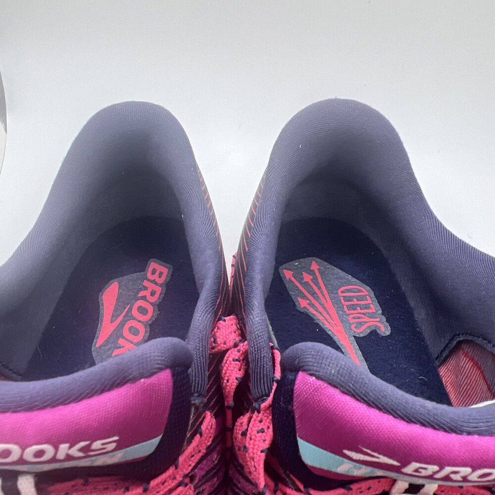 Brooks Women's Running Shoes in Maroon, Pink & Teal - Picture 10 of 10